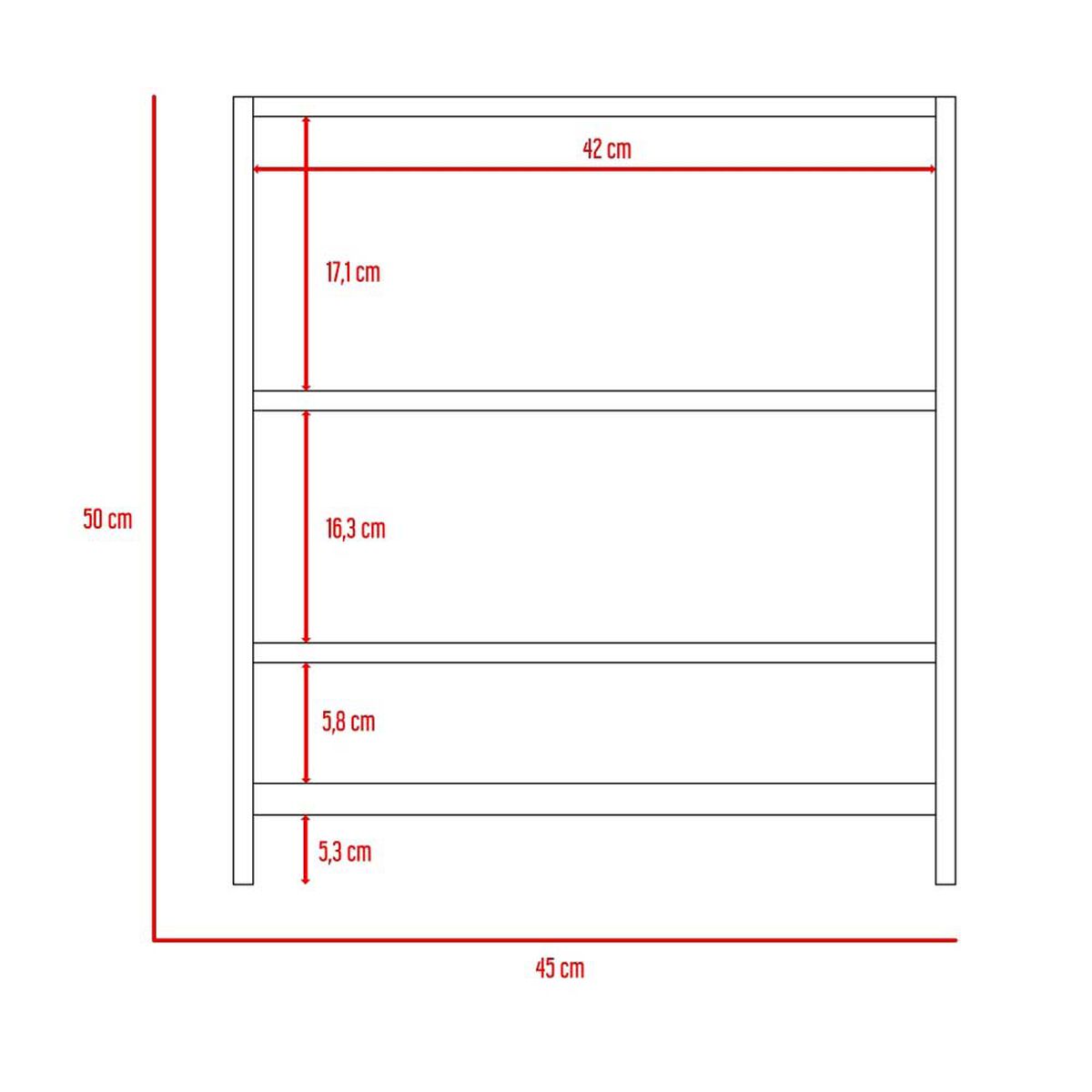 Combo Botiquín + Mueble Lavamanos + Mueble Auxiliar TuHome My Bath Blanco