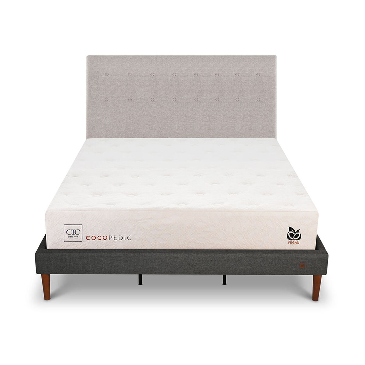 Cama Europea CIC Base Normal King Cocopedic