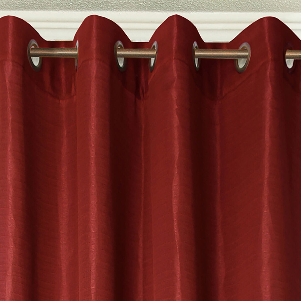 Combo Cortinas Doral Tabatha 220 x 140 cm Rojo