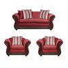 Juego de Living Innovamuebles Palermo Sofá 3 Cuerpos + Dos Sillones 1 Cuerpo Wine