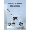 Coche Doble de Paseo con Sombrilla Azul By LuBabycas