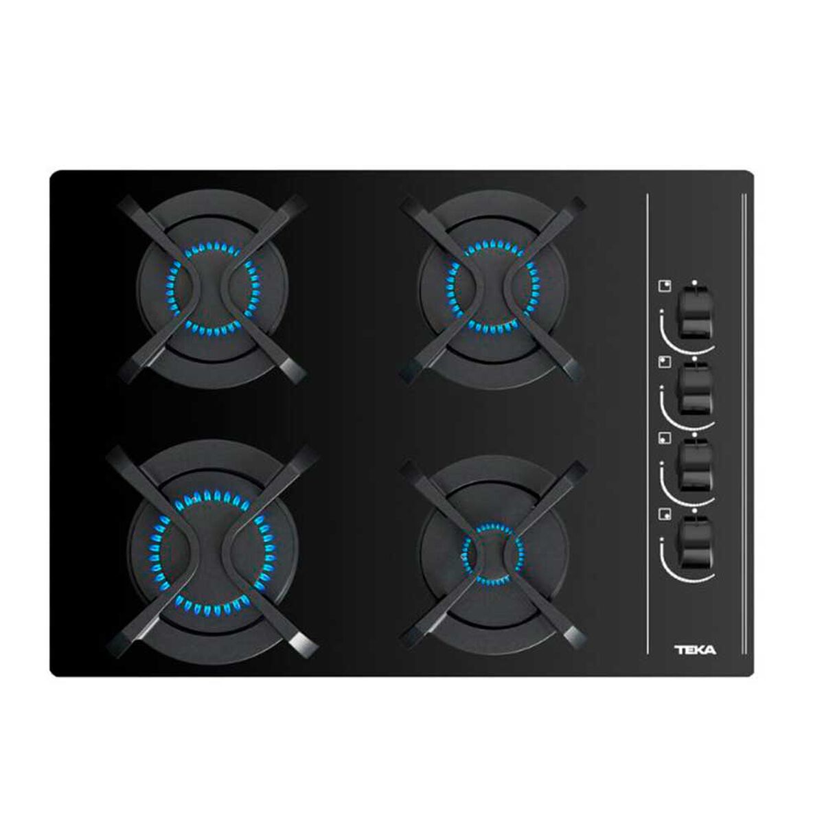 Encimera a Gas Teka GBC 64003 KBN 4 Quemadores
