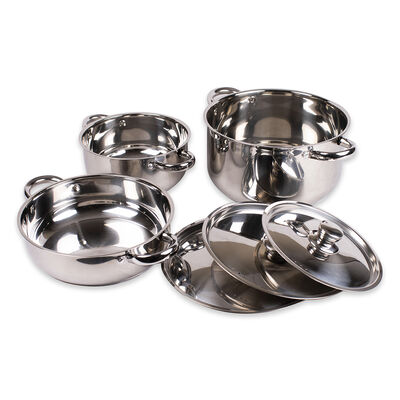 Imagen 2 del producto Batería Doral Malaga Acero Inoxidable 6 Piezas