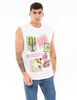 Polera Musculosa Con Estampados Hombre Icono