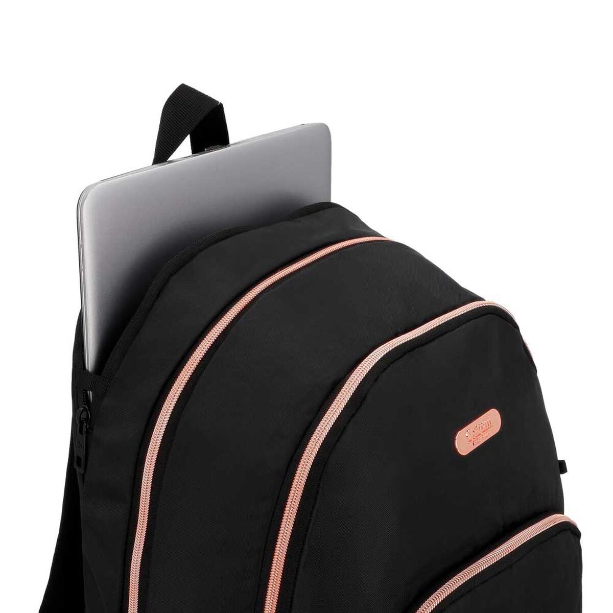 Mochila Notebook Xtrem Kansas 6XT Negro/Rose Gold 15"