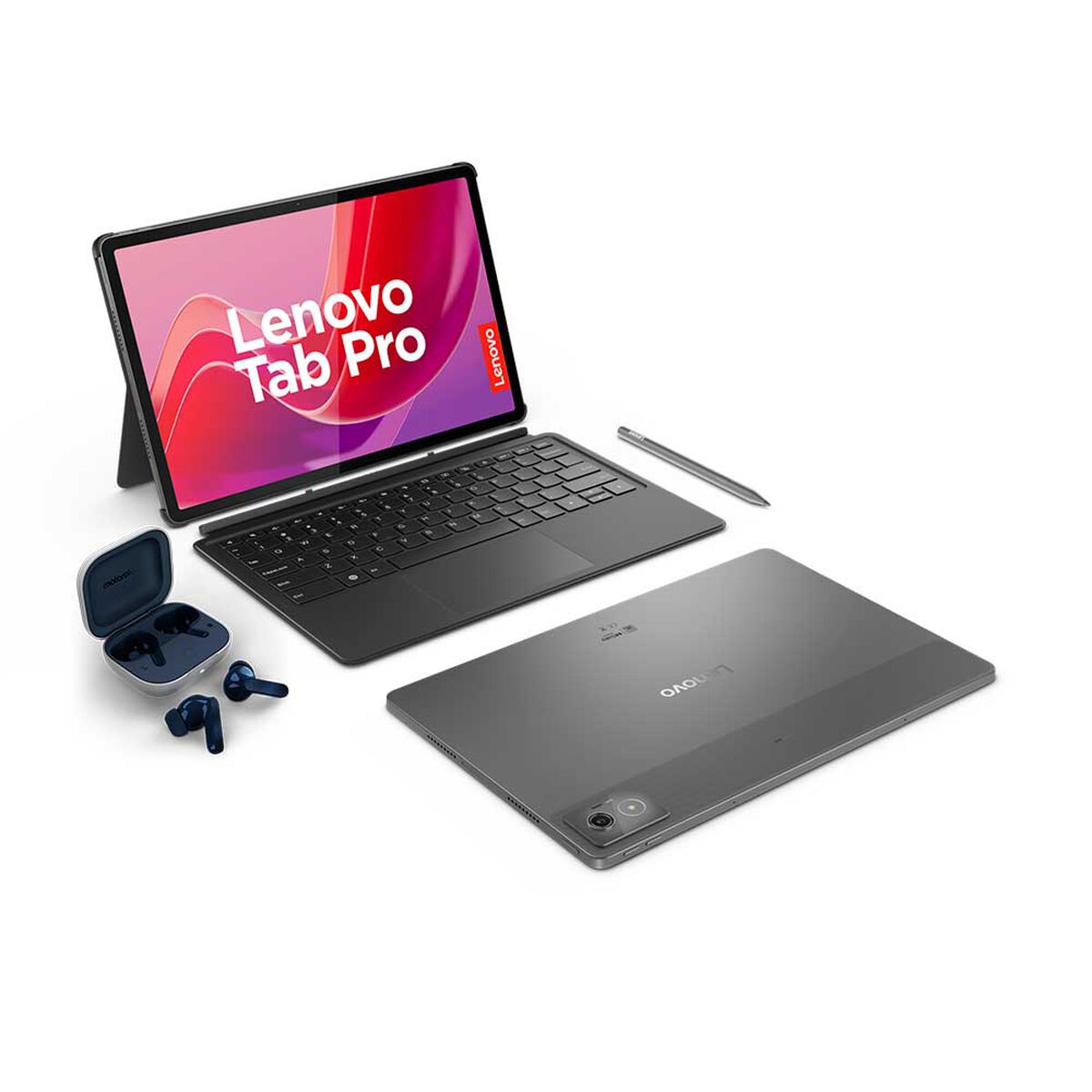 Tablet Lenovo Tab Pro Octa-Core 8GB 256GB 12,7" Luna Grey + Pen + Moto Buds