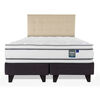 Cama Europea Flex King Majesty + 1 Respaldo
