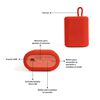 Kit Smartwatch Lhotse Vibe 05 Black + Parlante Rojo