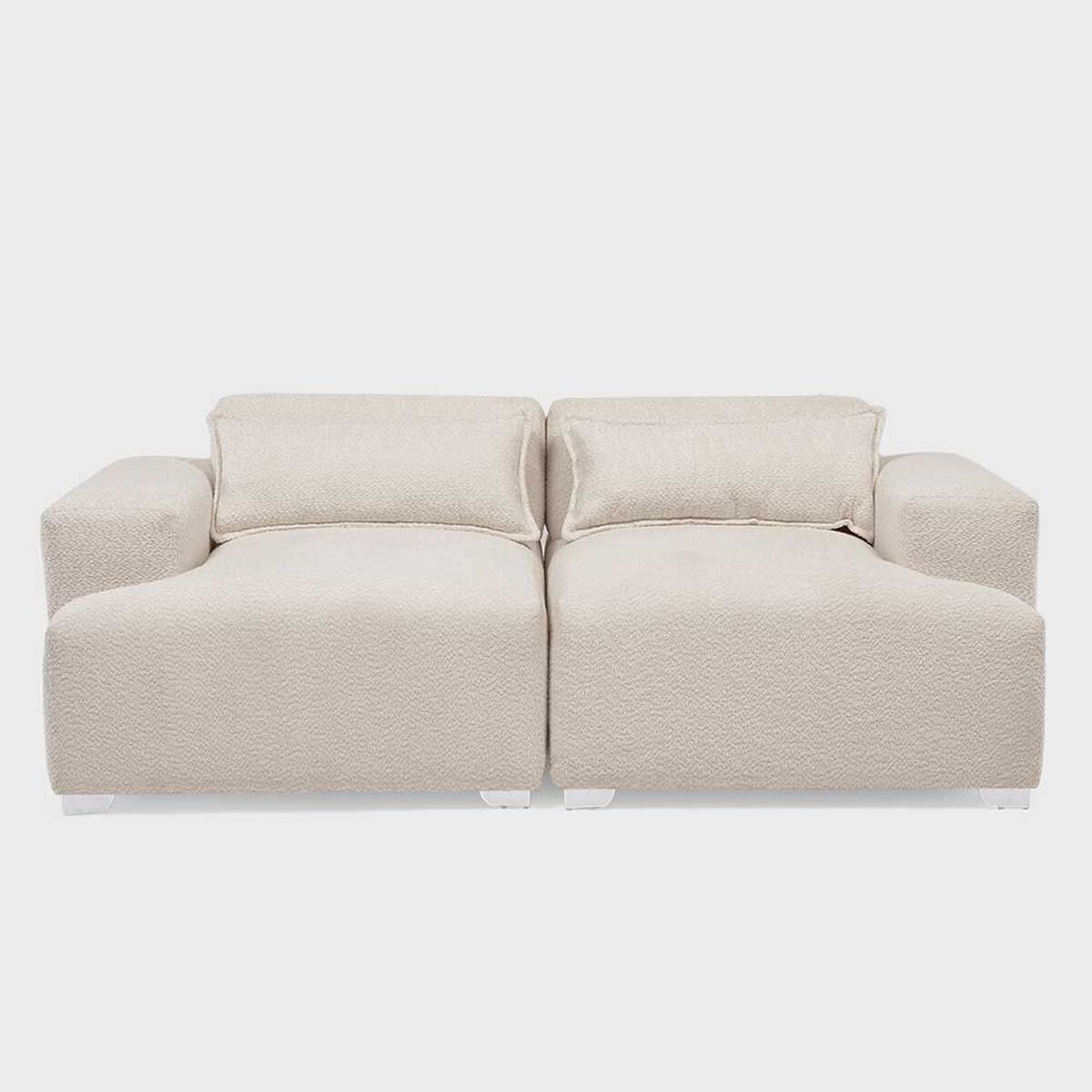 Sofá Mons Cala 2 Cuerpos Boucle Beige