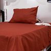 Juego de S&aacute;banas Doral 1,5 Plazas Embossed Terracota