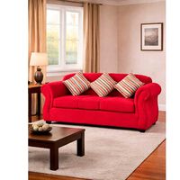 Sofá Kea Molise 3 Cuerpos  Niza Rojo