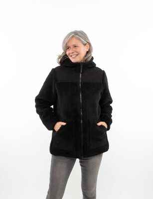 Imagen 1 del producto Chaqueta Peluda Mujer Portman Club Negro