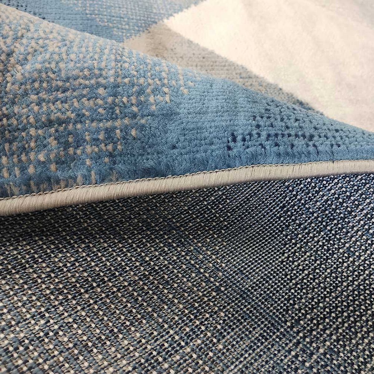 Alfombra Idetex Heatset Evolution 200 x 170 Azul y Gris