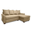 Seccional Derecho Living Factory Montreal 4 Cuerpos Beige