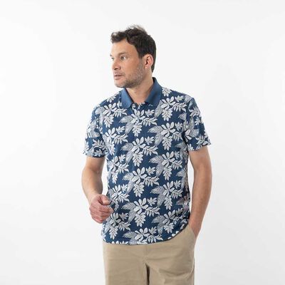 Polera Piqu&eacute; Estampada Hombre Portman Club