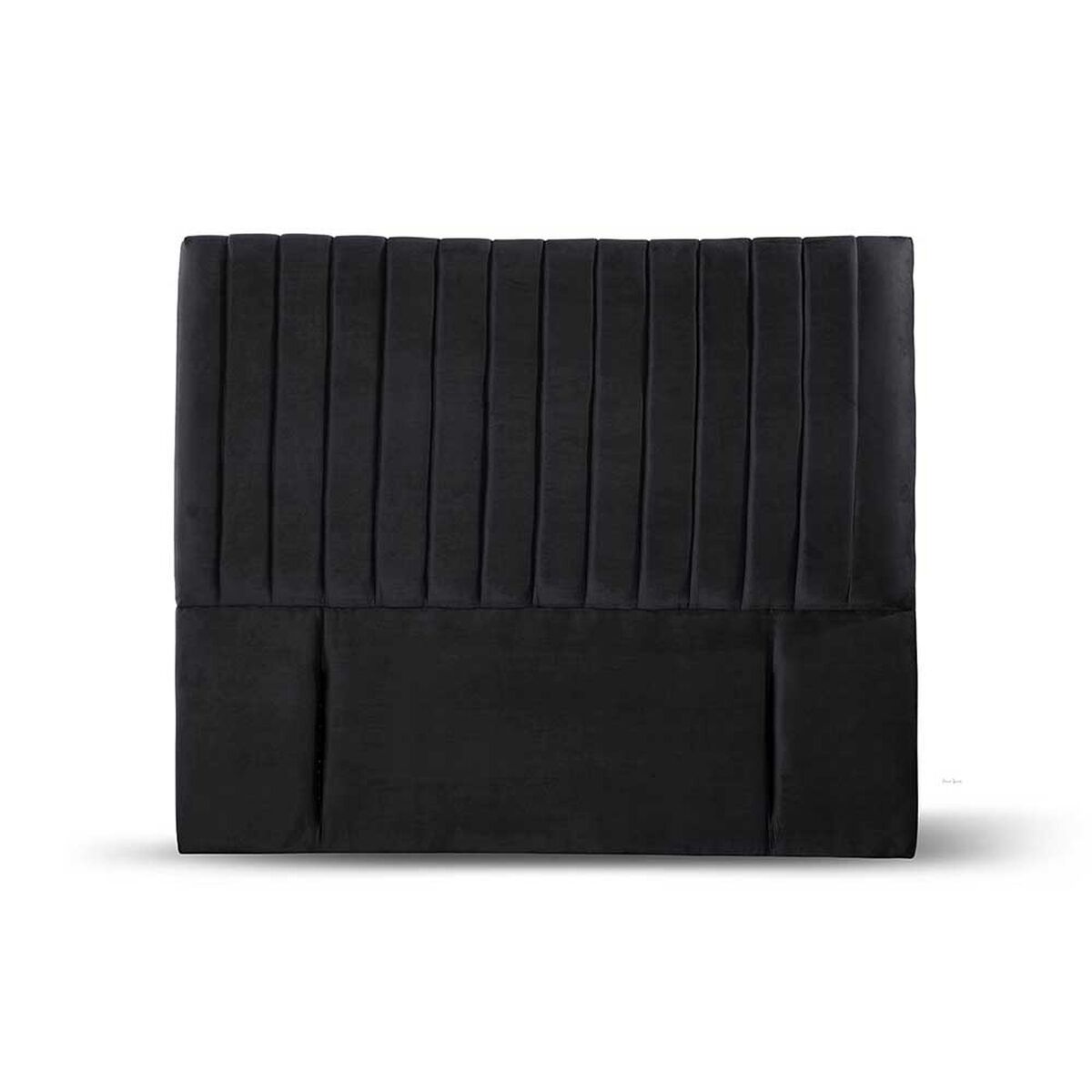 Respaldo Latam Home King Sorrento Tela Velvet Negro