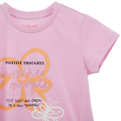 Imagen 2 del producto Conjunto Short+Polera Niña Chess Lila