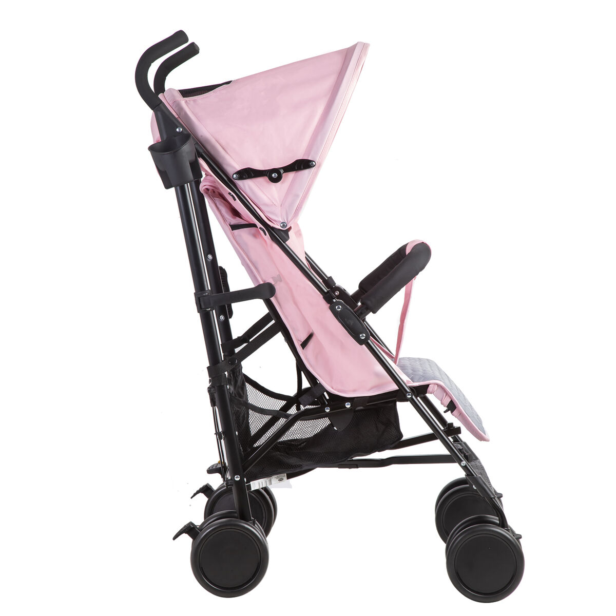 Coche Paragua Bebe Khronos Plegable Compacto Rosado Bebesit
