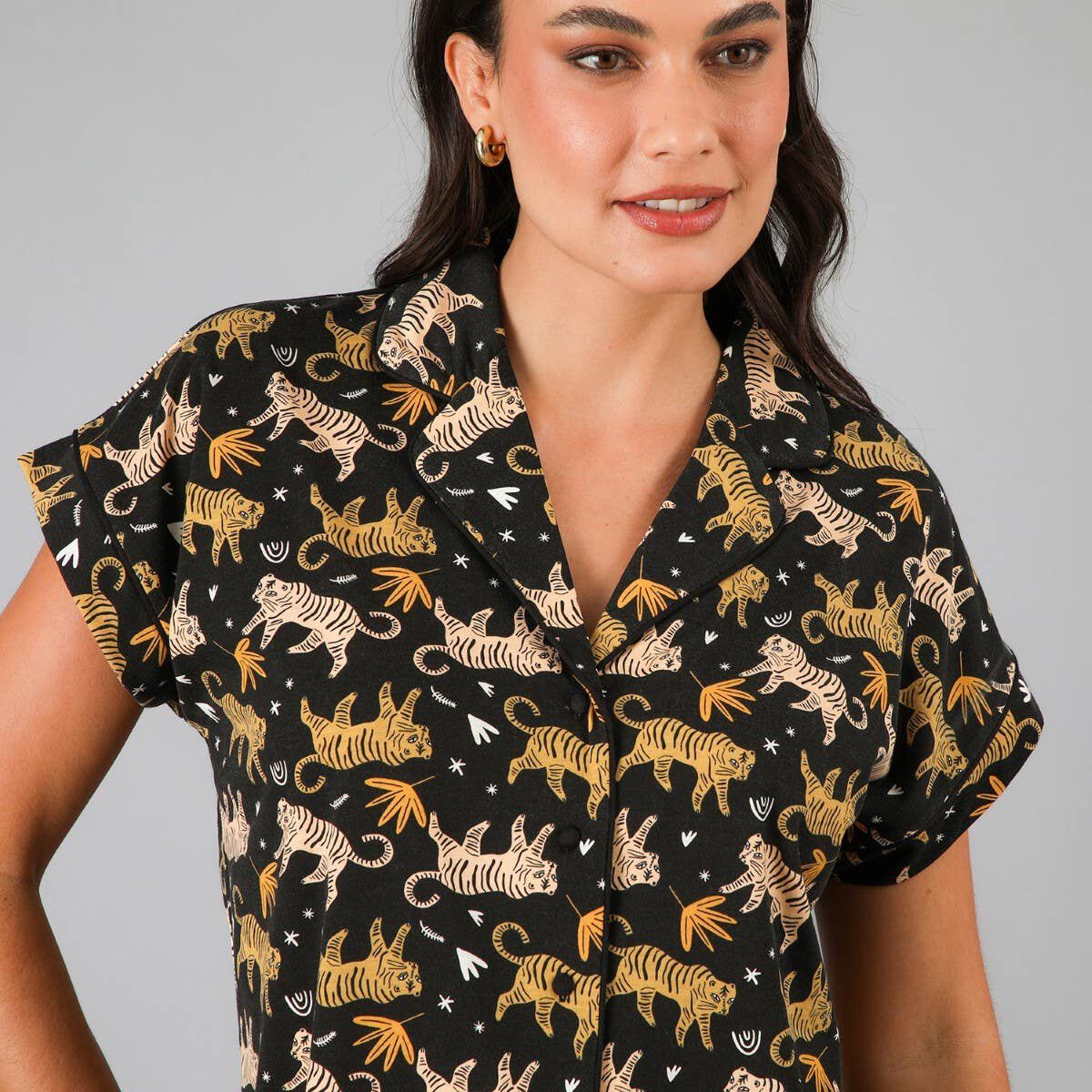 Pijama Mujer Flores