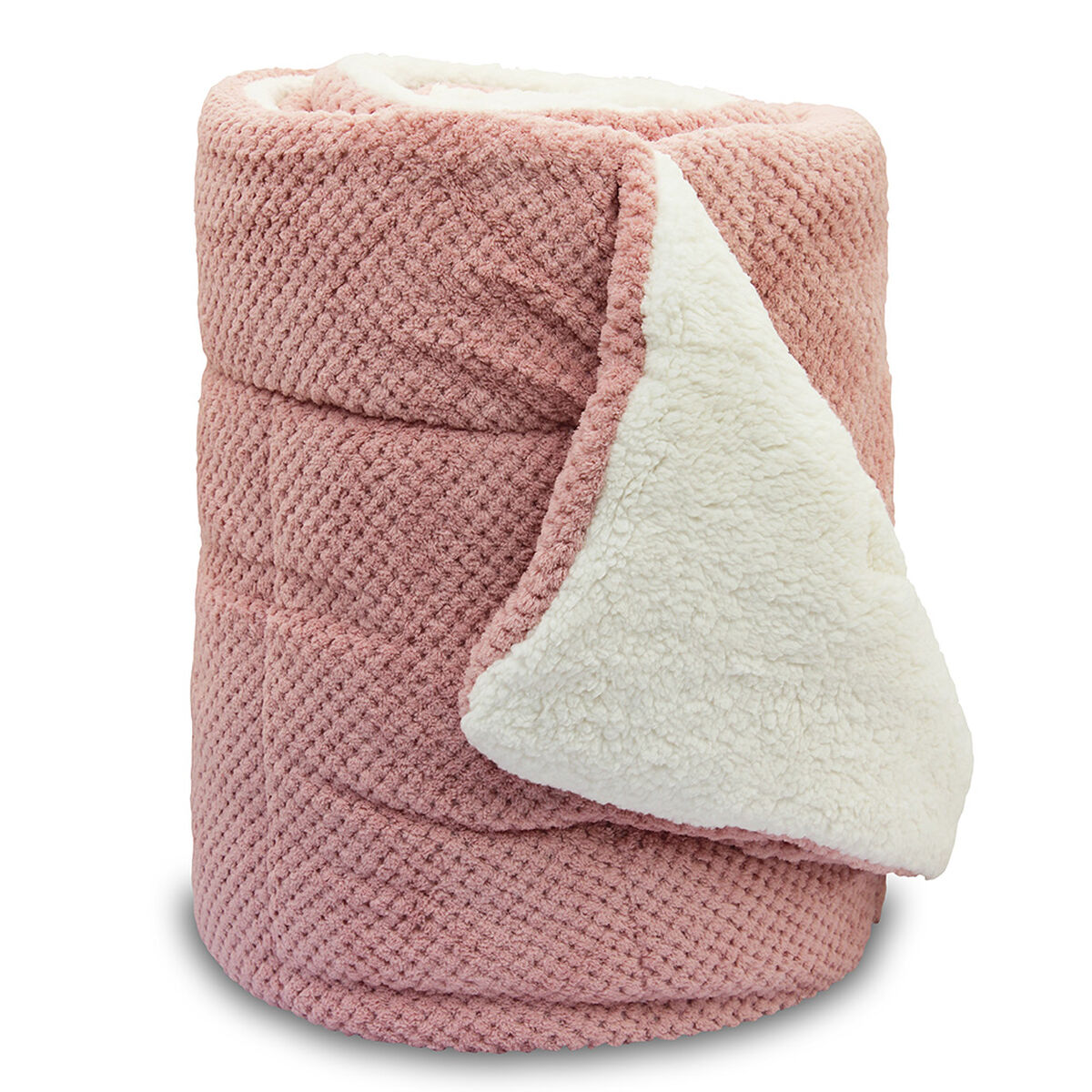 Plumón Andes 1,5 Plazas Panal Rosado