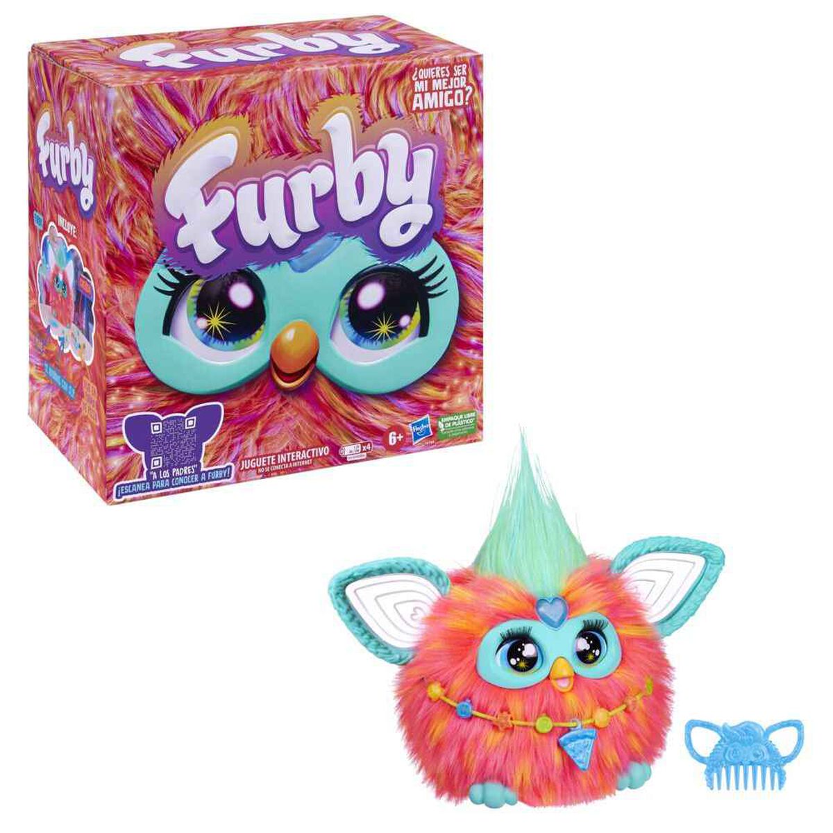 Furby Peluche Interactivo Coral