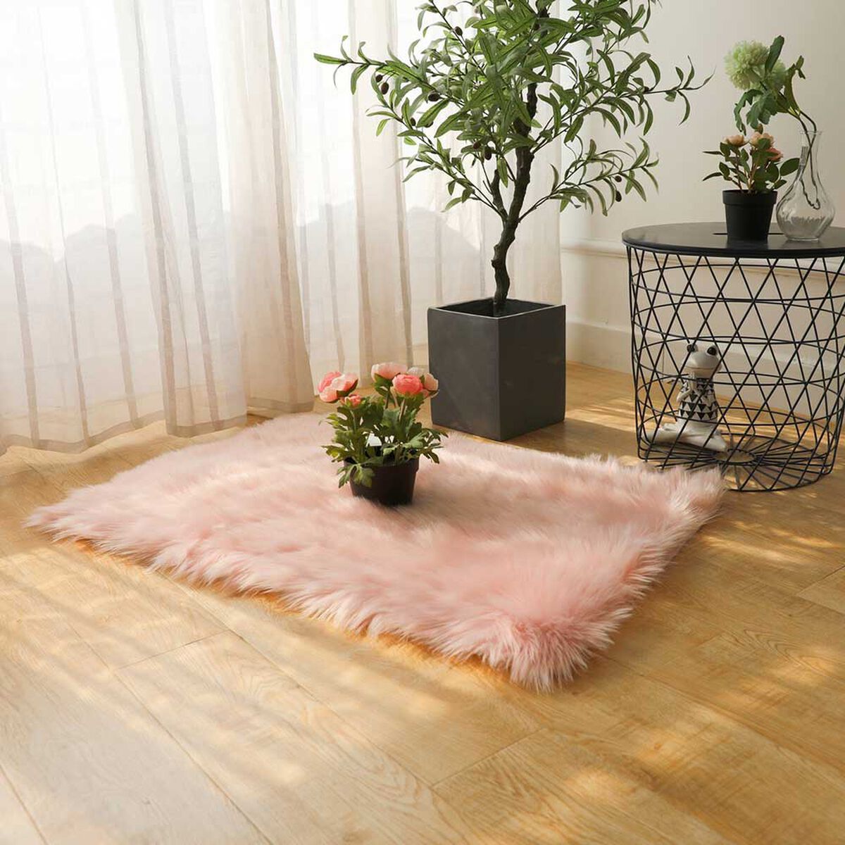 Alfombra Modalfo Doux Rosada 90 x 150 cm