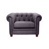 Sofá Latam Home Florencia 1 Cuerpos Gris Oscuro