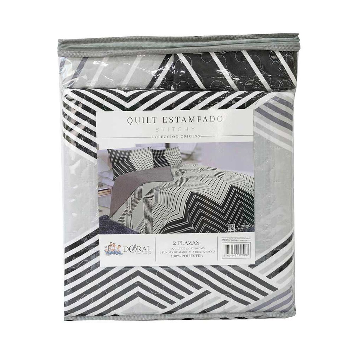 Quilt Doral 1,5 Plazas Origins Dise&ntilde;os D4