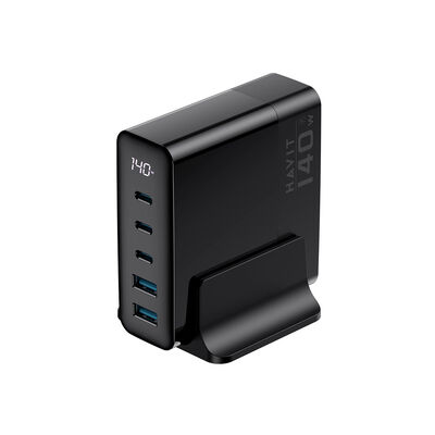 Imagen 1 del producto Cargador Havit 140W UCLE004 Negro