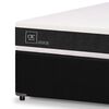 Cama Nido CIC 1,5 Plazas Superior 1 Plaza Inferior New Ortopedic Black + Respaldo + Velador New Villarrica