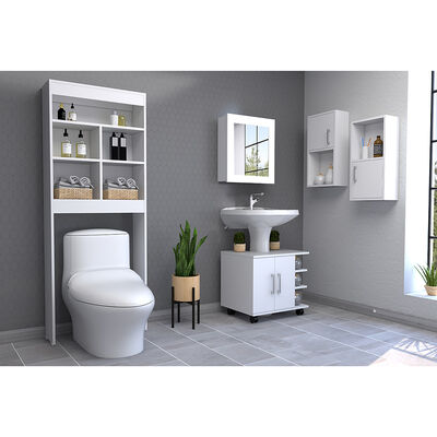 Botiquín + Optimizadores Lavamanos + Baño + Auxiliar X2 TuHome Big Bath