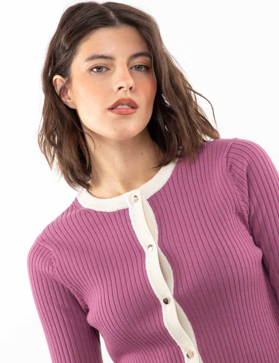 Sweater Botones Mujer Zibel
