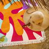 Toalla de Playa Cuadrada con Flecos Casanova Luanda 140 x 150 cm