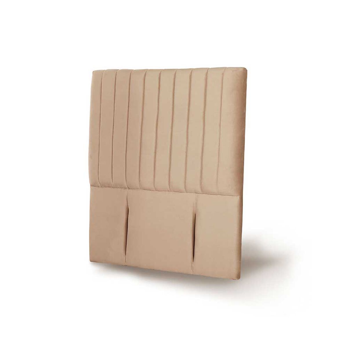 Respaldo Latam Home 1 Plaza Sorrento Tela Velvet Beige