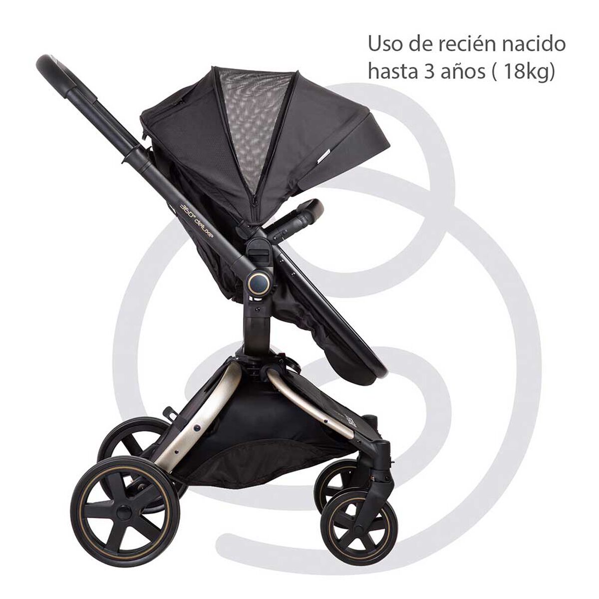Coche Travel System F8006 DoradoSX Bebesit