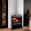 Estufa a Le&ntilde;a Bosca 850 fs Negra