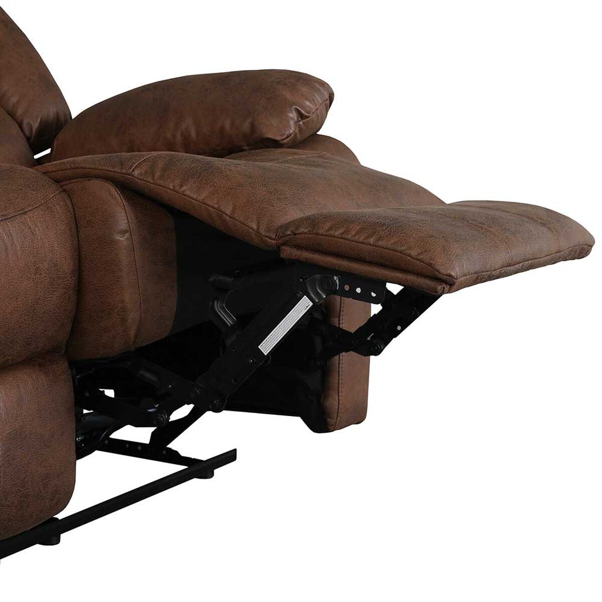 Sofá Reclinable CIC Domingo 2 Cuerpos Café
