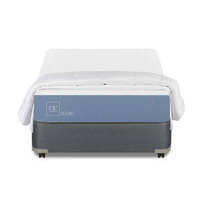 Cama Americana CIC 1,5 Plazas Excellence + Plumón