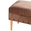 Pouf Bodevir Provenza Tacha Felpa 04 Chocolate&nbsp;