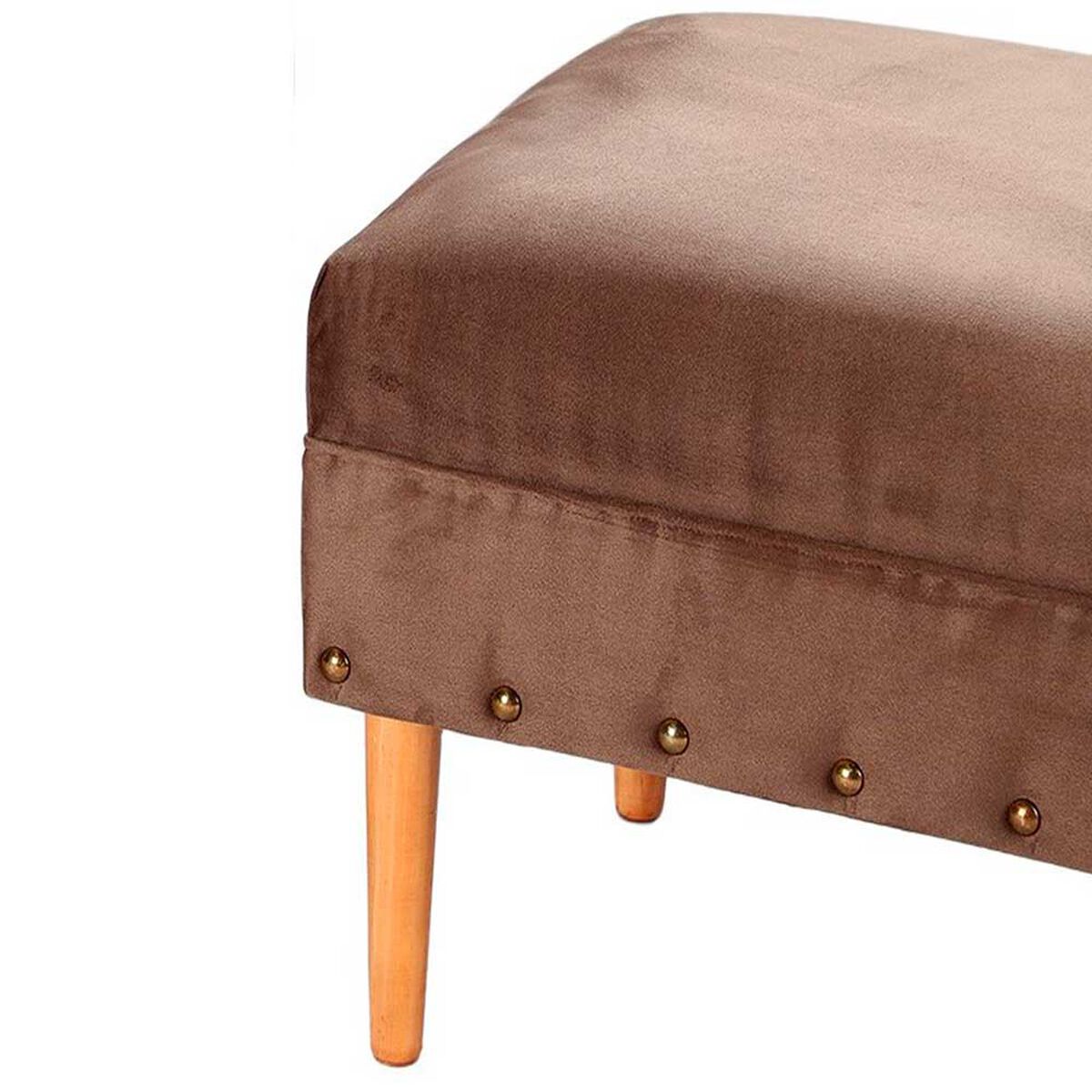 Pouf Bodevir Provenza Tacha Felpa 04 Chocolate&nbsp;