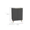 Mueble Lavamanos TuHome Laurent 1 Puerta Plomo