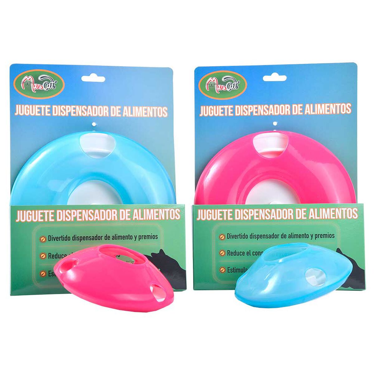Juguete Dispensador Para Gato L Fucsia