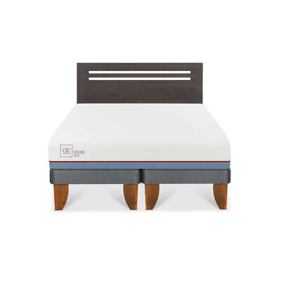 Imagen 1 del producto Cama Europea CIC Base Dividida 2 Plazas Excellence Plus + Respaldo Munich