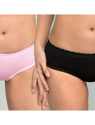 Imagen 1 del producto Pack 2 Calzones Pantaletas Mujer Intime Rosado