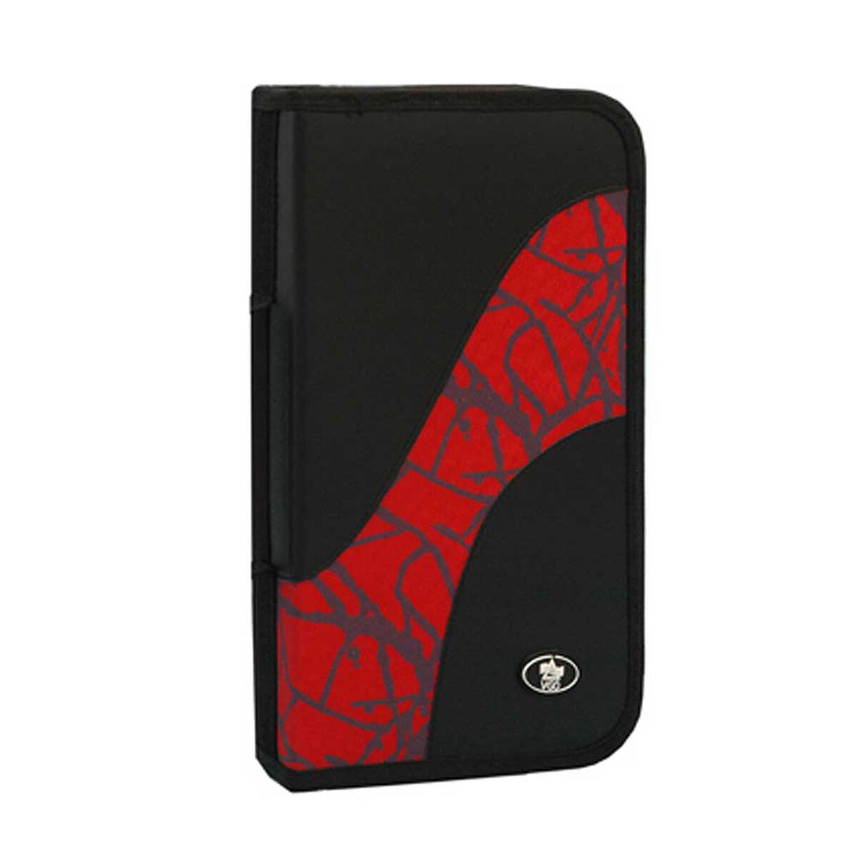 Porta CD Vinílico Vgo 48 Cds Rojo