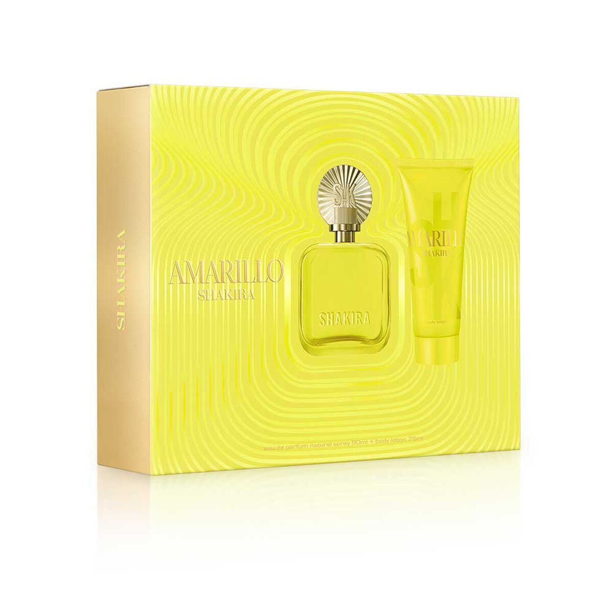 Set Shakira Mujer Amarillo Shakira Eau de Parfum 80 ml + Loci&oacute;n Corporal 75 ml