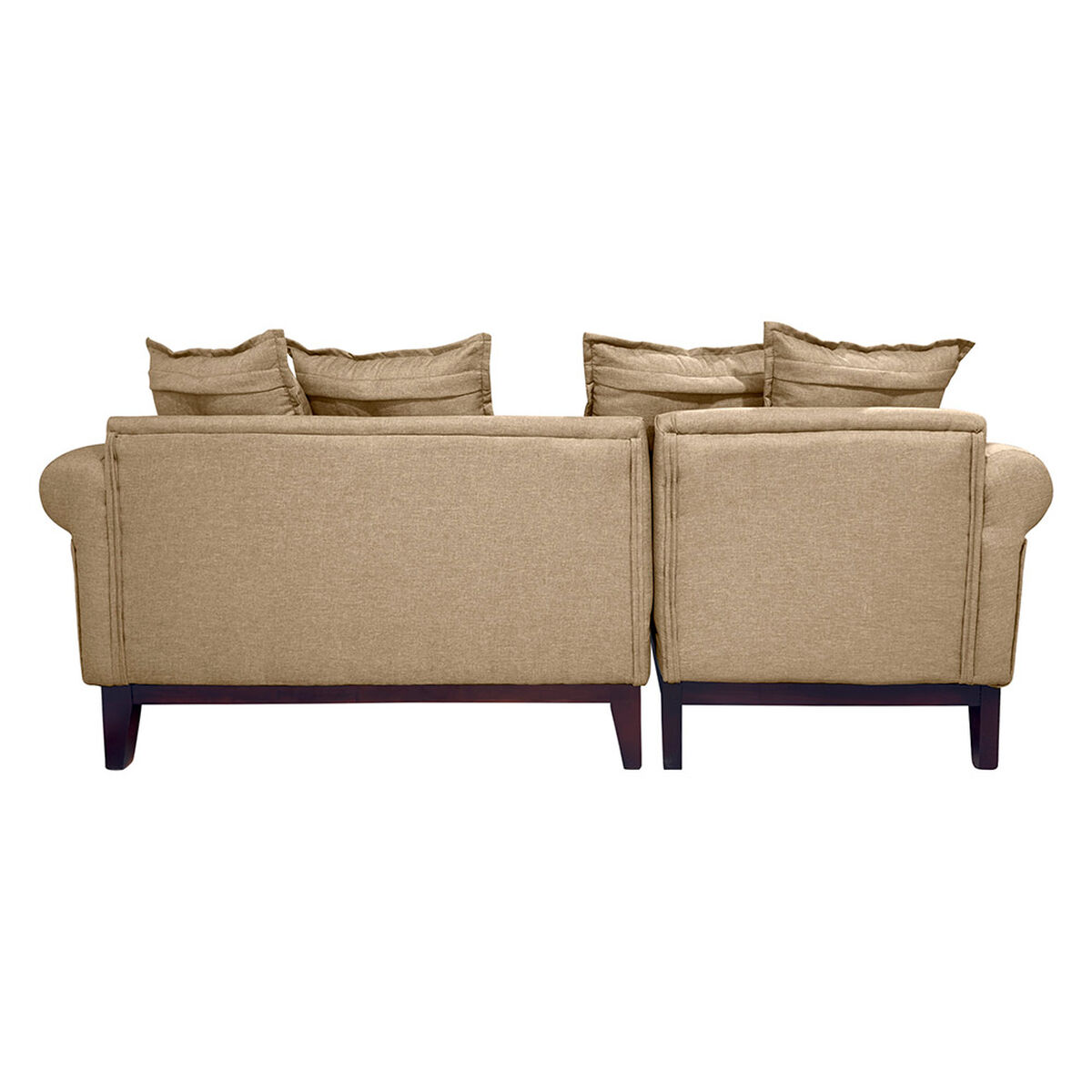 Seccional Izquierdo Living Factory Oklahoma 4 Cuerpos Beige