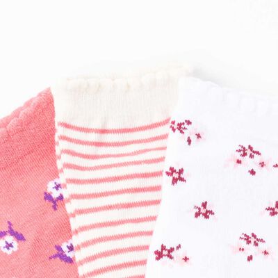 Imagen 2 del producto Pack 3 Calcetines Mujer Icono Coral