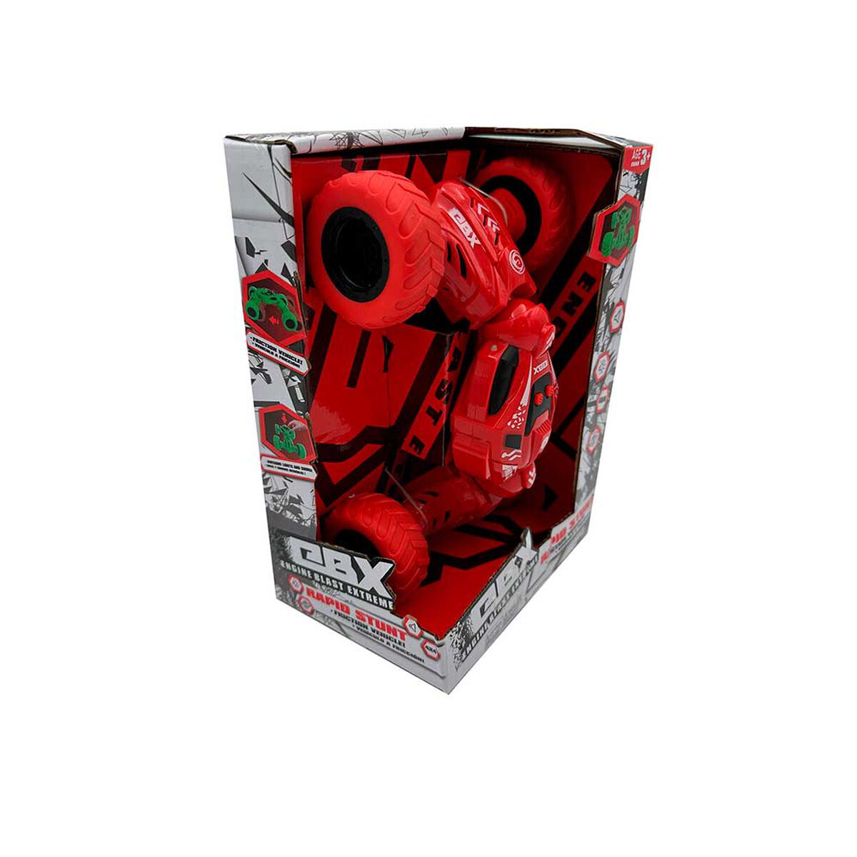 Vehículo Fricción Luz y Sonido Colores Surtidos Ebx