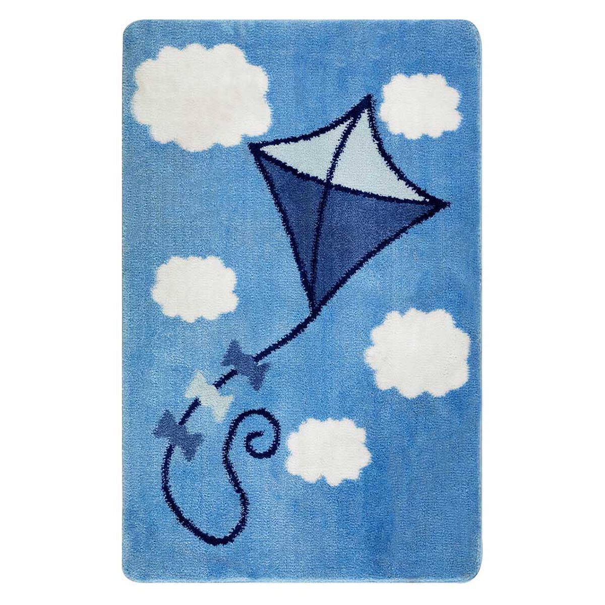 Alfombra Infantil Modalfo Cometa Azul 100 x 150 cm